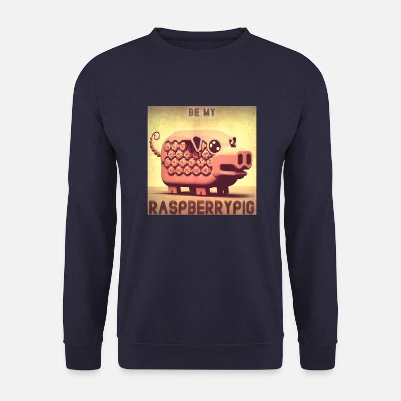 Sei mein Himbeerschweinchen - Unisex Pullover - Navy
