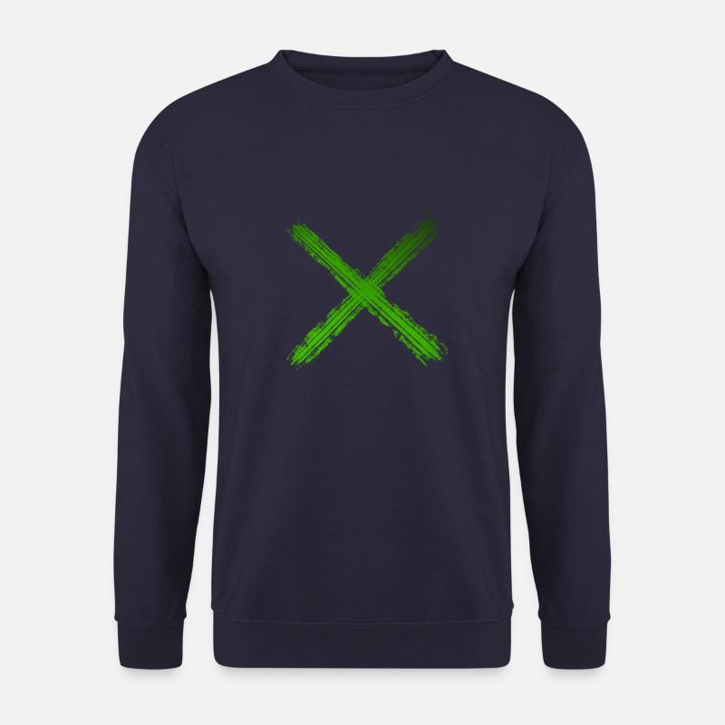 Kreuz Grün - Unisex Pullover - Navy