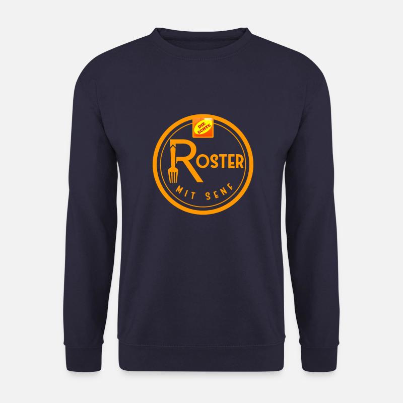 Roster mit Senf - Unisex Pullover - Navy
