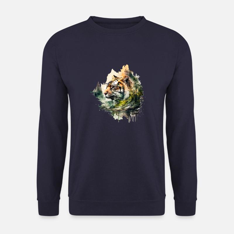 Der Tiger - Unisex Pullover - Navy