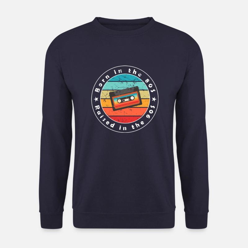 80er 90er Jahre Retro Vintage Spruch - Unisex Pullover - Navy