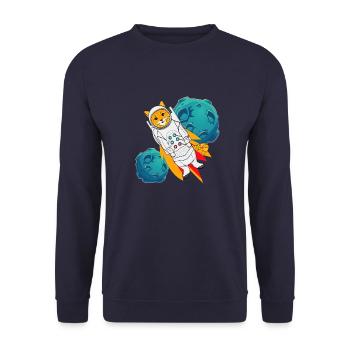 animal - Unisex Pullover - Navy - Vorne - Alina (178cm) & Michal (187cm)