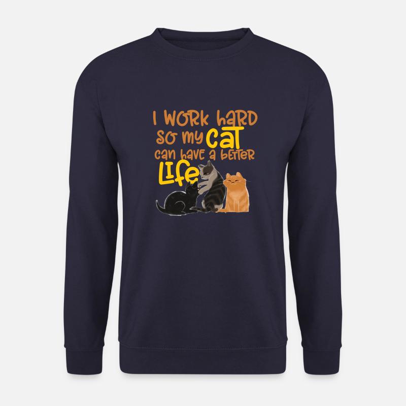 Cats - Unisex Pullover - Navy