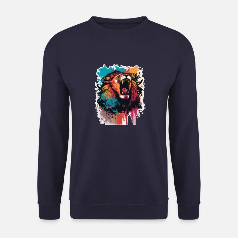 Löwe - Unisex Pullover - Navy
