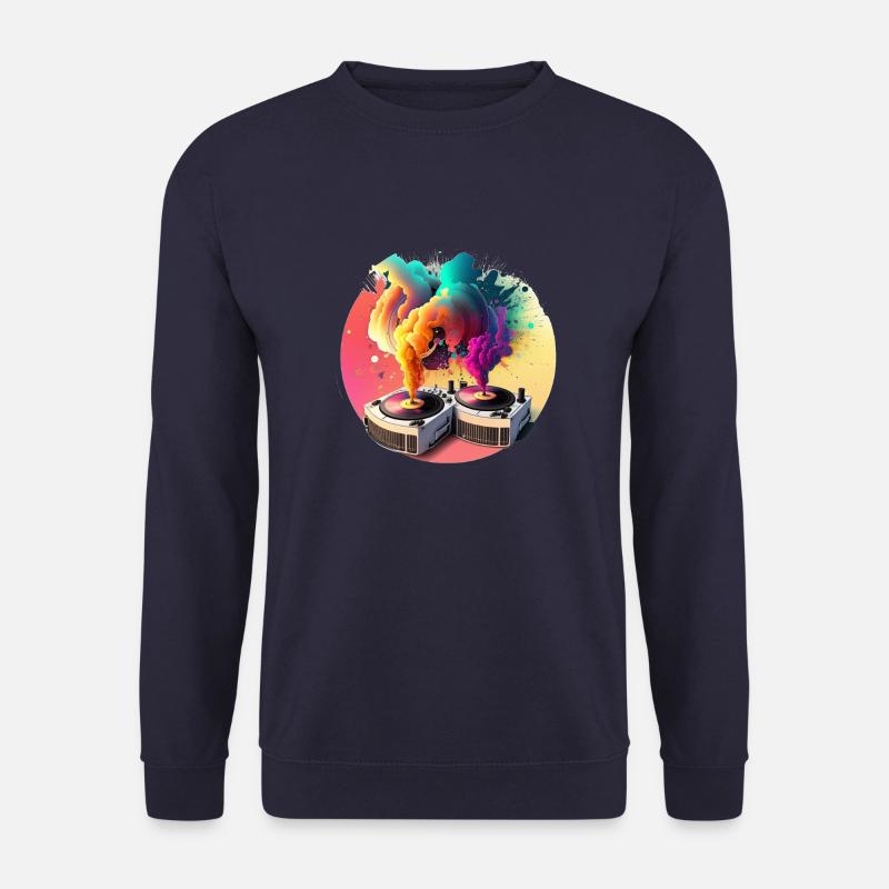TurnTable DJ Magic Smoke - Unisex Sweatshirt - navy