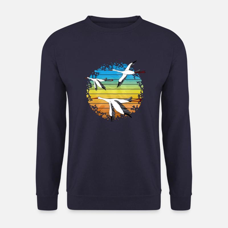 Störche - Unisex Pullover - Navy