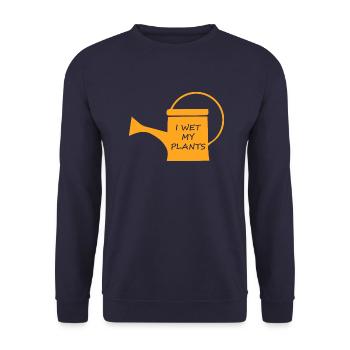 Florist Flower Plant Nature Gardener - Unisex Sweatshirt - navy - Front - Alina (178cm) & Michal (187cm)