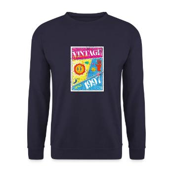 Millésime 1997 - Sweat-shirt Unisexe - marine - Devant - Alina (178cm) & Michal (187cm)