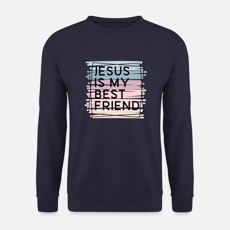 Jesus is my best friend (Mein bester Freund) - Unisex Pullover - Navy