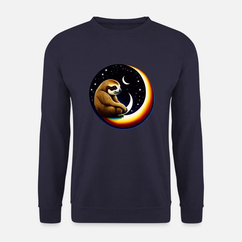 Halbmond-Faultier - Unisex Pullover - Navy