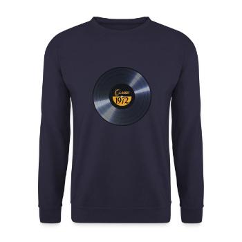 Vintage 1972 - Unisex Pullover - Navy - Vorne - Alina (178cm) & Michal (187cm)