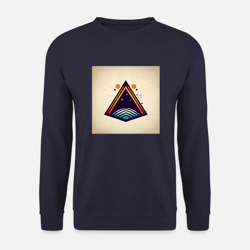 Triangle de l’espace - Sweat-shirt Unisexe - marine