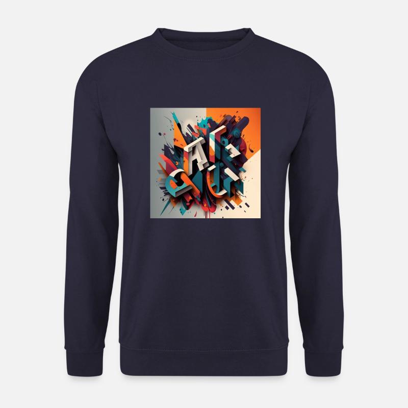Graffiti - Unisex Pullover - Navy