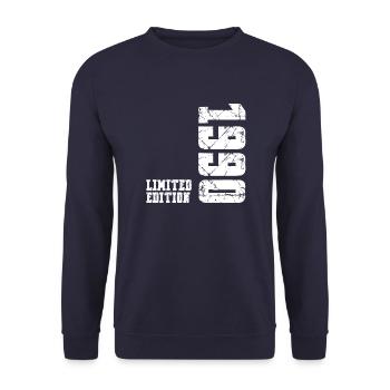 1990 33e anniversaire - Sweat-shirt Unisexe - marine - Devant - Alina (178cm) & Michal (187cm)