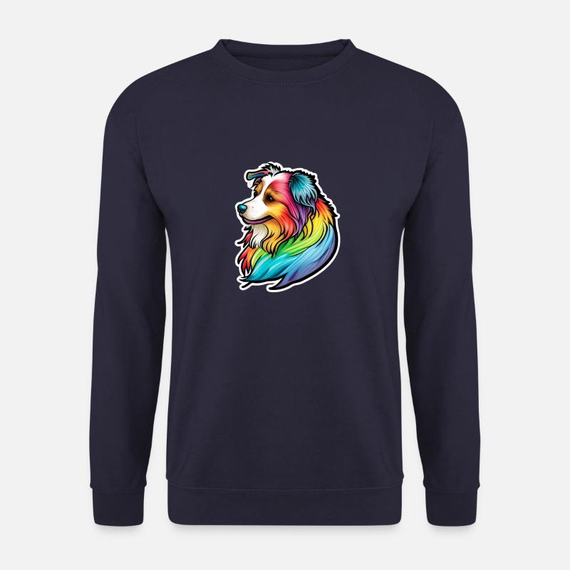 Netter Regenbogenhund - Unisex Pullover - Navy