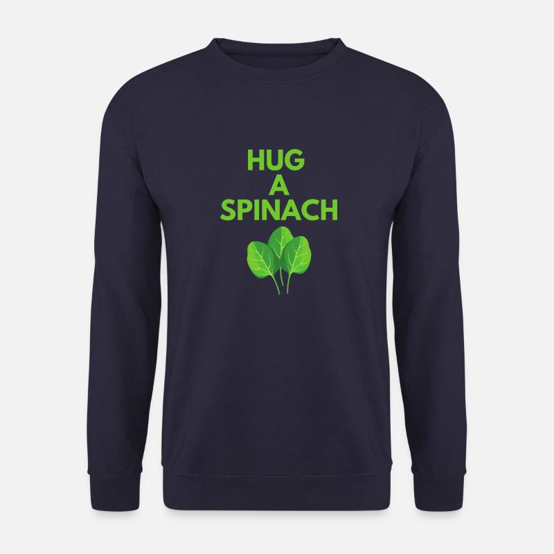 HUG A SPINACH - Unisex Sweatshirt - navy