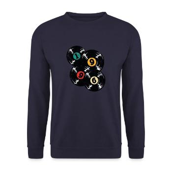 Millésime 1996 - Sweat-shirt Unisexe - marine - Devant - Alina (178cm) & Michal (187cm)