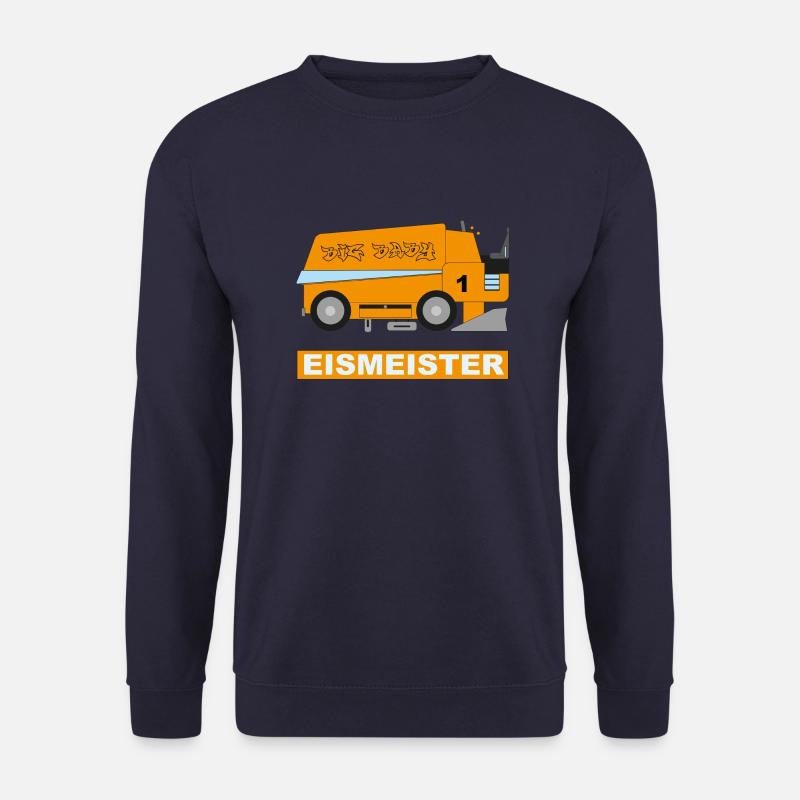 2023 ICE RESURFACER orange - Unisex Pullover - Navy