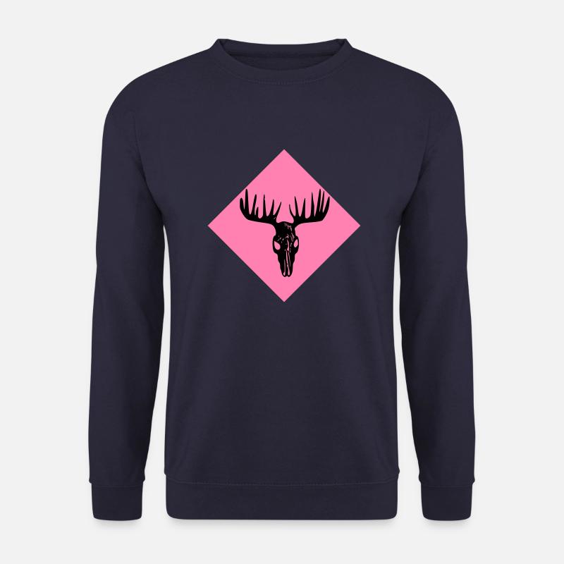 Moose Skull - Unisex Sweatshirt - navy