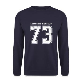 Vintage 1973 - Unisex Pullover - Navy - Vorne - Alina (178cm) & Michal (187cm)