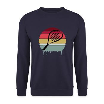 Pádel Vintage - Unisex Pullover - Navy - Vorne - Alina (178cm) & Michal (187cm)