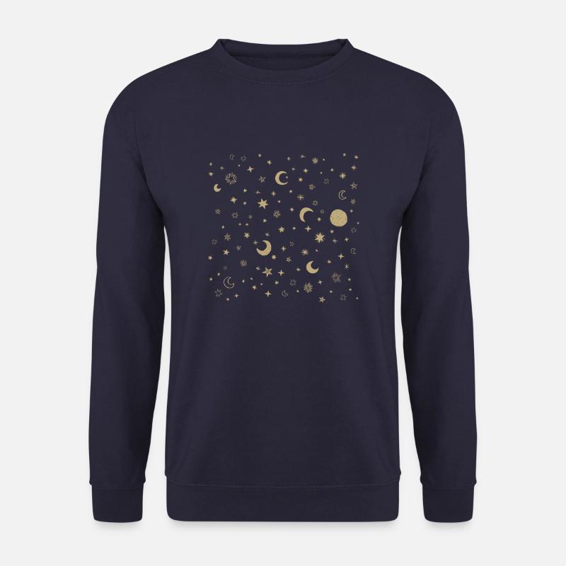Weltraum-Potpourri - Jahrgang - Unisex Pullover - Navy