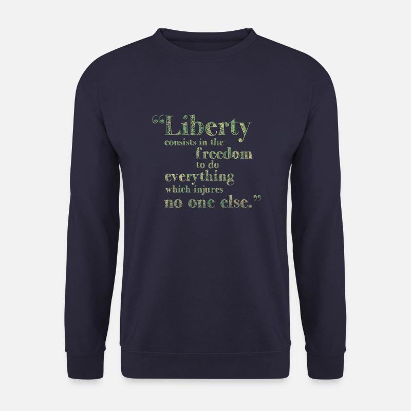 Freiheit Menschenrechte - Unisex Pullover - Navy