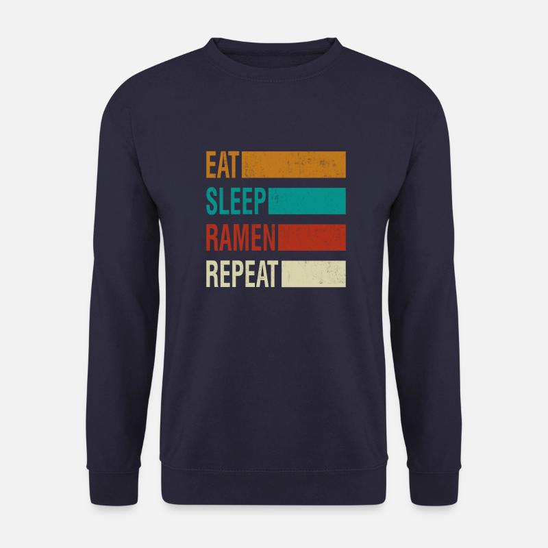 Eat Sleep Ramen Repeat - Unisex Pullover - Navy