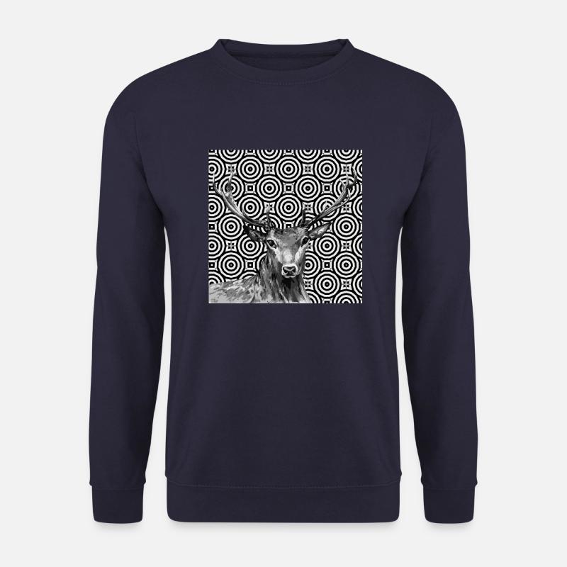 Hirsch - Unisex Pullover - Navy