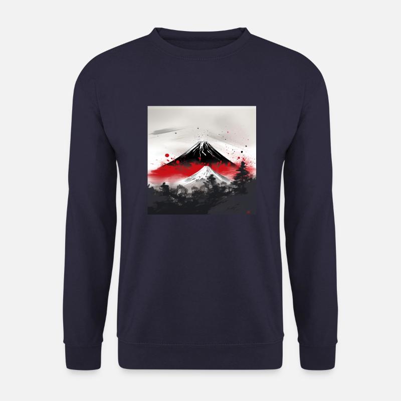 Magischer Mount Fuji - Unisex Pullover - Navy