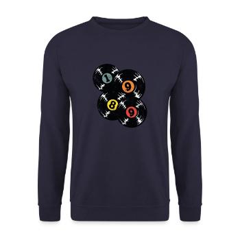 Millésime 1989 - Sweat-shirt Unisexe - marine - Devant - Alina (178cm) & Michal (187cm)