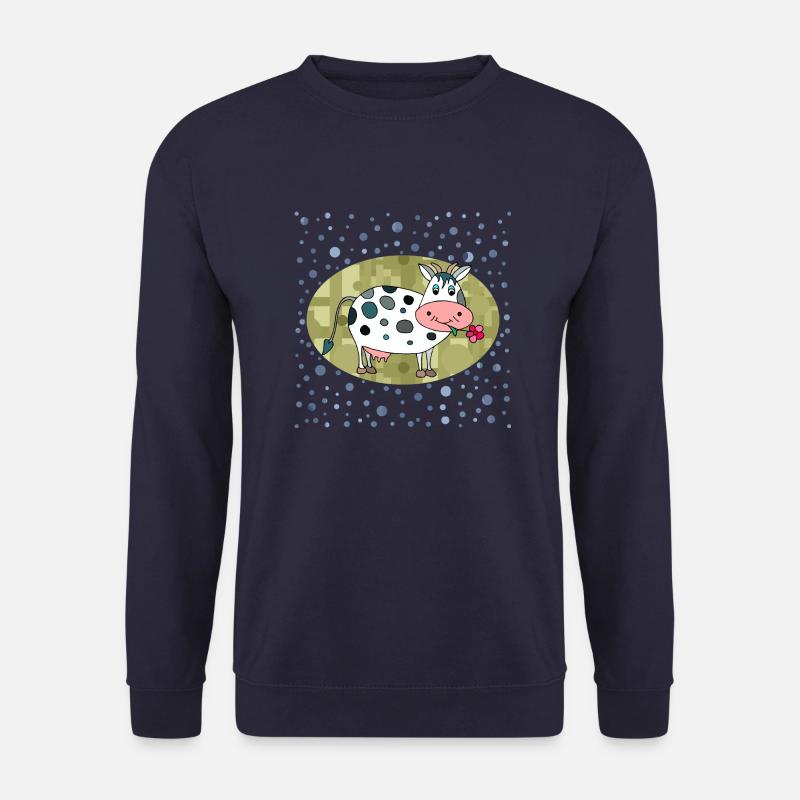 Vache - Sweat-shirt Unisexe - marine