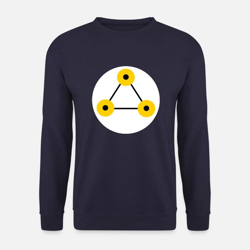 Triangular sign - Unisex Sweatshirt - navy