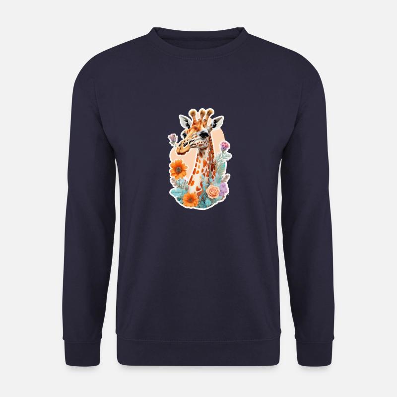 Giraffe - Unisex Pullover - Navy