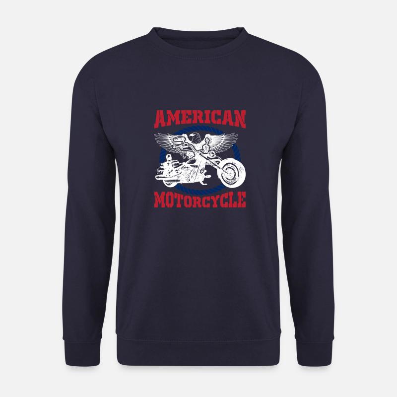 American Motorcycle - Unisex Pullover - Navy