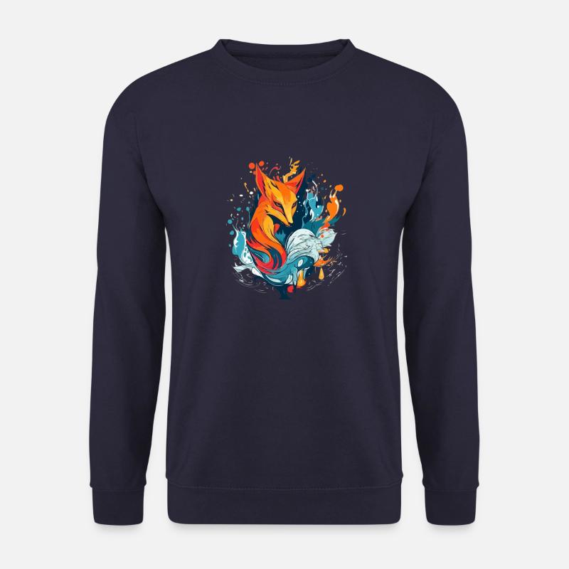The Phoenix Fox - Unisex Sweatshirt - navy