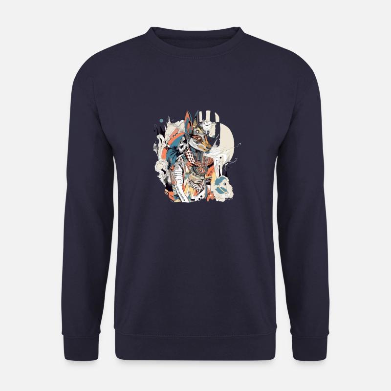Zako der Fuchsgott - Unisex Pullover - Navy