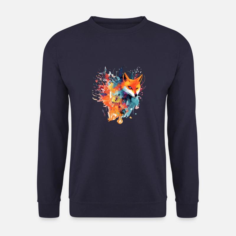 Jou the phoenix fox - Unisex Sweatshirt - navy