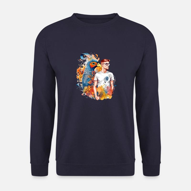 Davi der Phönix - Unisex Pullover - Navy