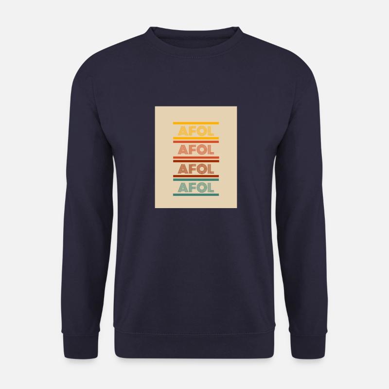 Retro - Unisex Pullover - Navy
