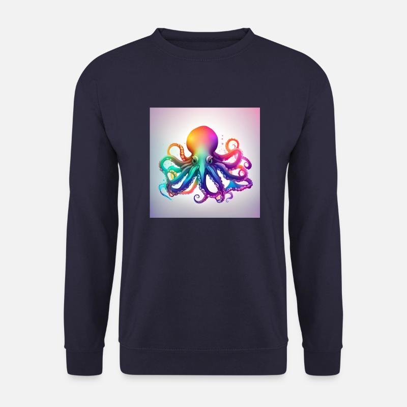 Octopus colored No.3 - Unisex Sweatshirt - navy