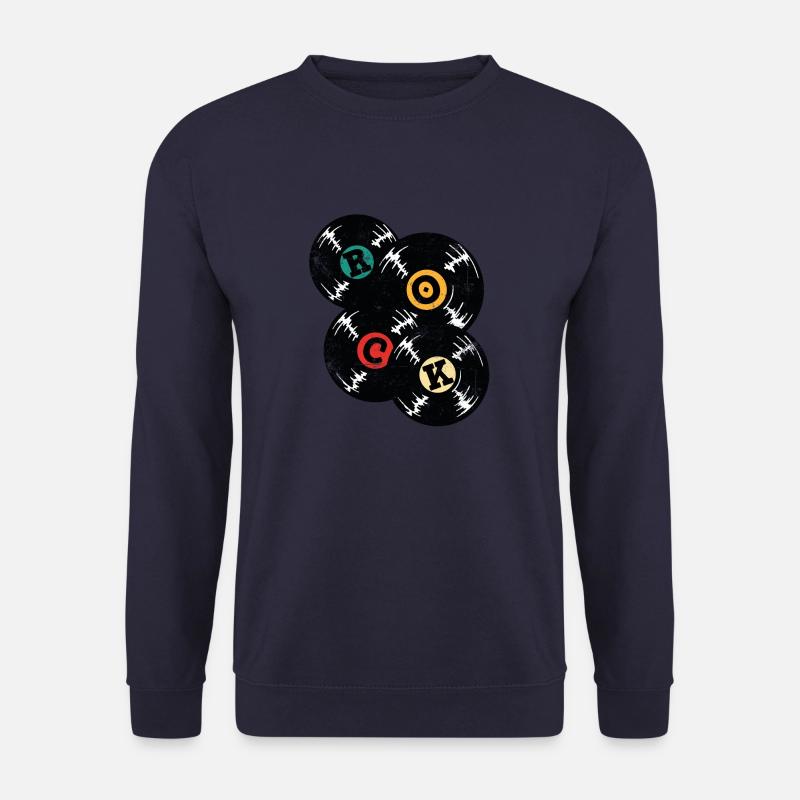 Rock Musik - Unisex Pullover - Navy
