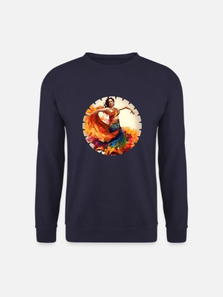 Orientalsk dans, også kaldet mavedans - Unisex sweater - marineblå