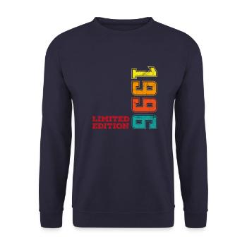 Millésime 1996 - Sweat-shirt Unisexe - marine - Devant - Alina (178cm) & Michal (187cm)