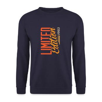 Millésime 1983 - Sweat-shirt Unisexe - marine - Devant - Alina (178cm) & Michal (187cm)