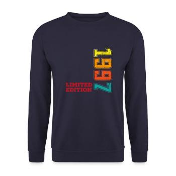 Millésime 1997 - Sweat-shirt Unisexe - marine - Devant - Alina (178cm) & Michal (187cm)