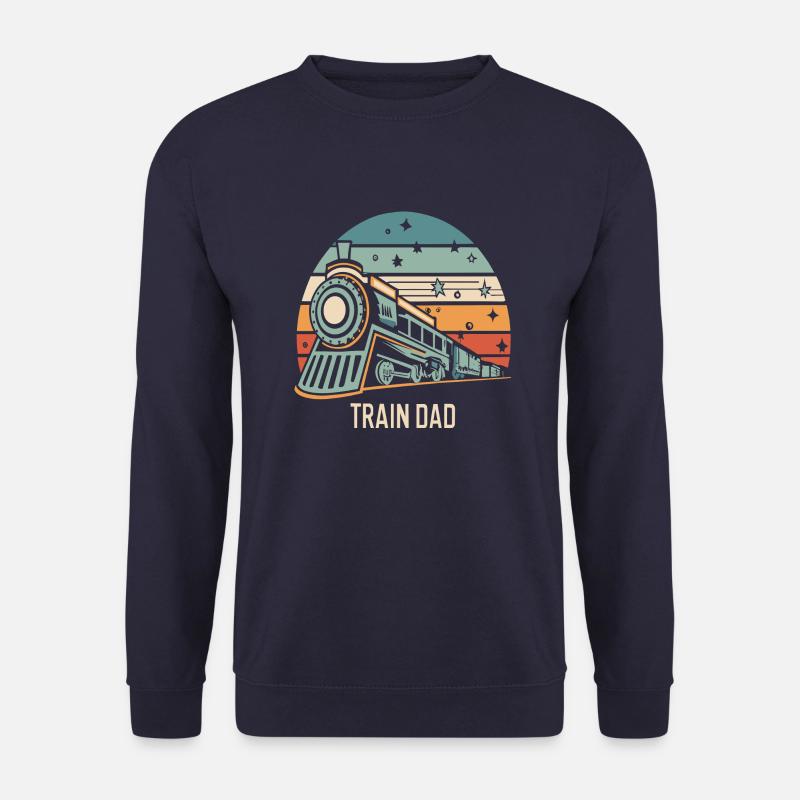 Train Dad - Unisex Pullover - Navy