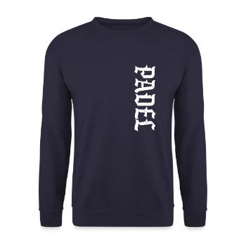 Pádel Vintage - Unisex Pullover - Navy - Vorne - Alina (178cm) & Michal (187cm)