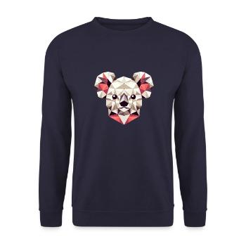 Koala // koala - Unisex Pullover - Navy - Vorne - Alina (178cm) & Michal (187cm)