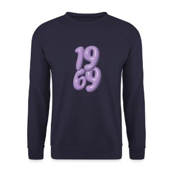 Vintage 1969 - Unisex Pullover - Navy - Vorne - Alina (178cm) & Michal (187cm)